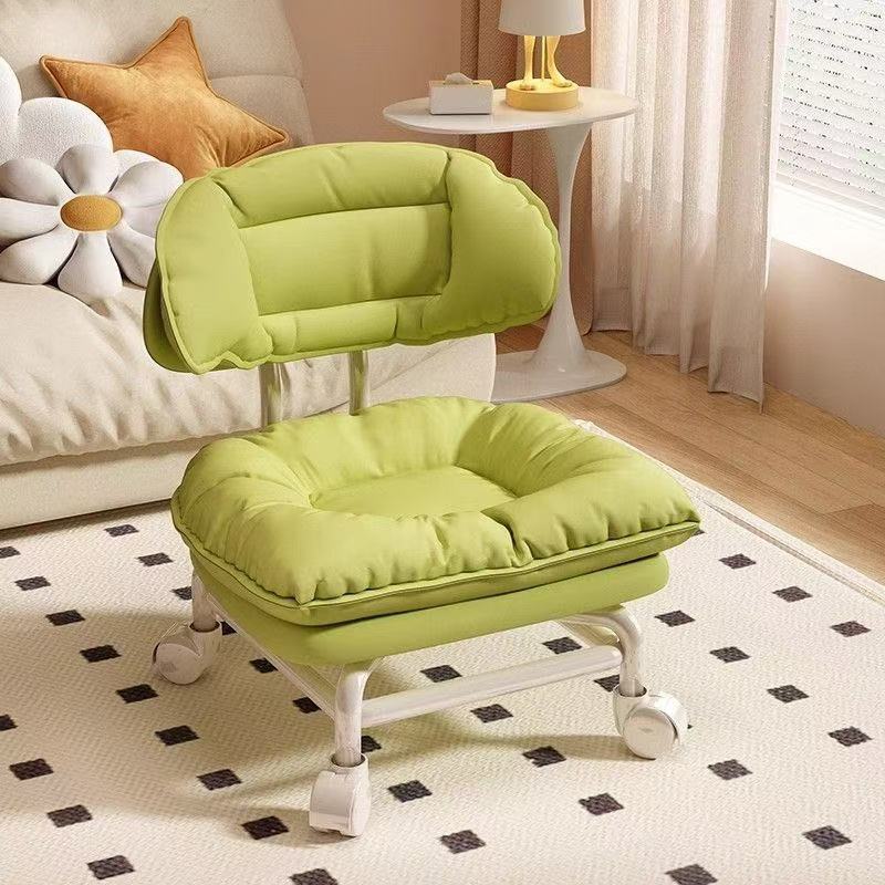 Taburete de rueda universal, polea, taburete bajo, zapatos de cambio, silla para niños pequeños, casero, cinturón de rueda para niños, taburete de costura hermosa