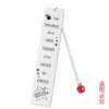 Sqd006 bookmark double -sided drawing silver