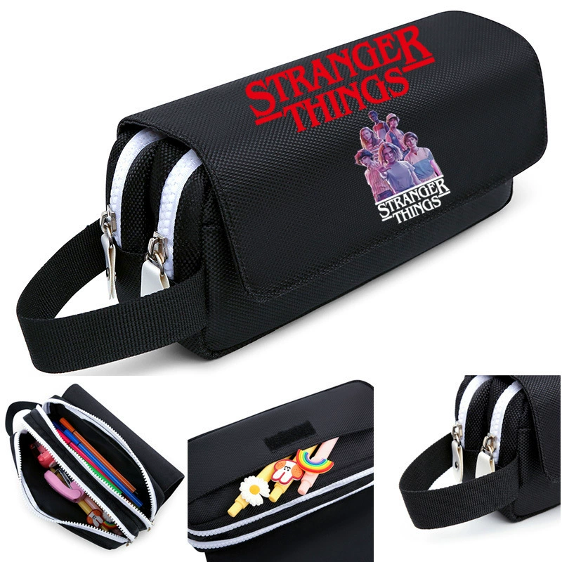 (Кросс-бордер) вместительный пенал на молнии, канцелярия для студентов, сумка для хранения