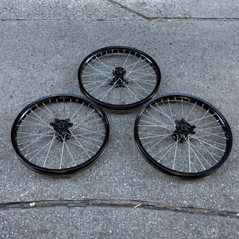 QiuLongJiFeng modified front 1.60*21 enlarged 7 series aluminum alloy wheel rim assembly performance version front wheel rim