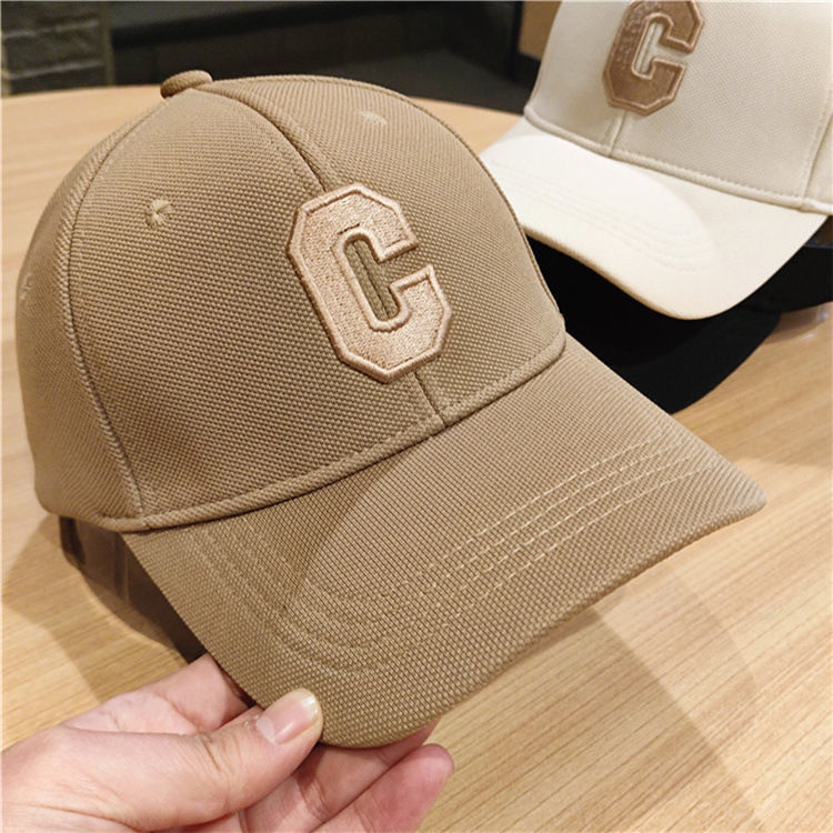 New Duck Tongue C Letter Women's Breathable Couple Korean Edition Instagram Show Face Small Fashion Sunshade Baseball_voghion.com