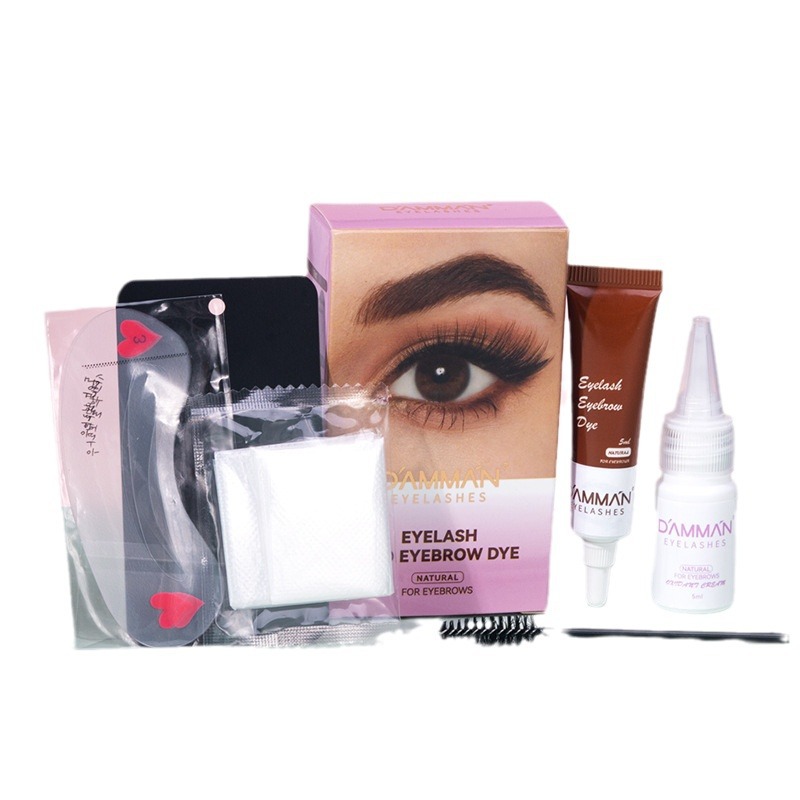 Brown waterproof eyebrow dye for eyelashes for eyebrows