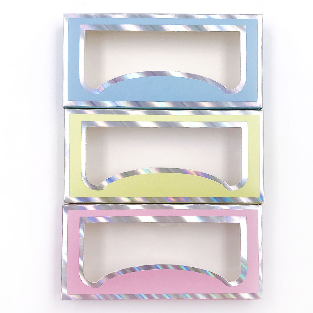 New Macaron Color False Eyelashes Decorated Paper Box display picture 4