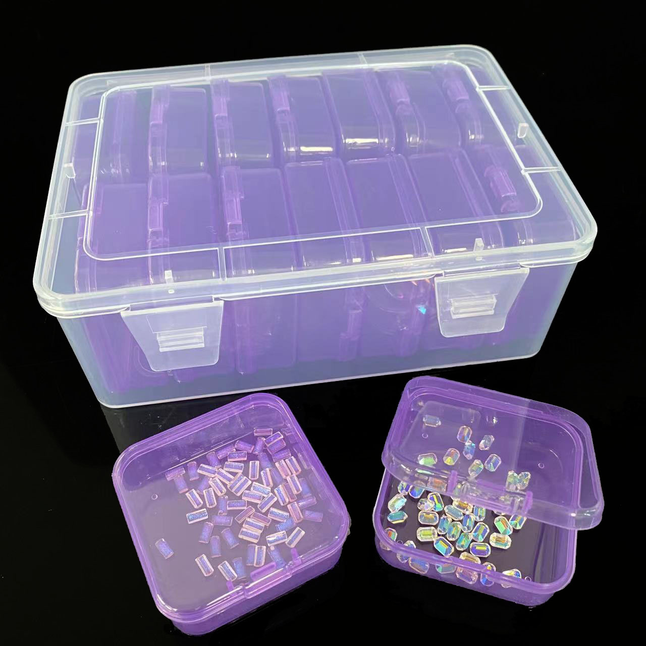 새로운 14 그리드 5.5 보라색