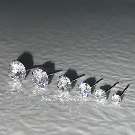 Ear stud earrings for women, small and all-match ear bone stud, anti-allergy, no need to pick small ear stud for sleeping, student ear stud, male