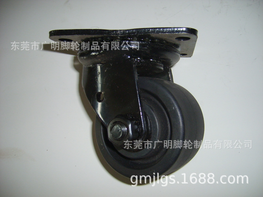 3寸重型商业机械脚轮 低重心轮 电木高温轮 承重550KG