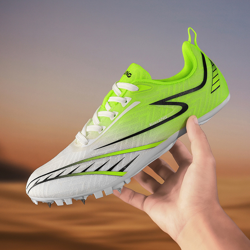 Zapatillas con Clavos de Atletismo de Caucho y Malla Ligero para Pista de Atletismo