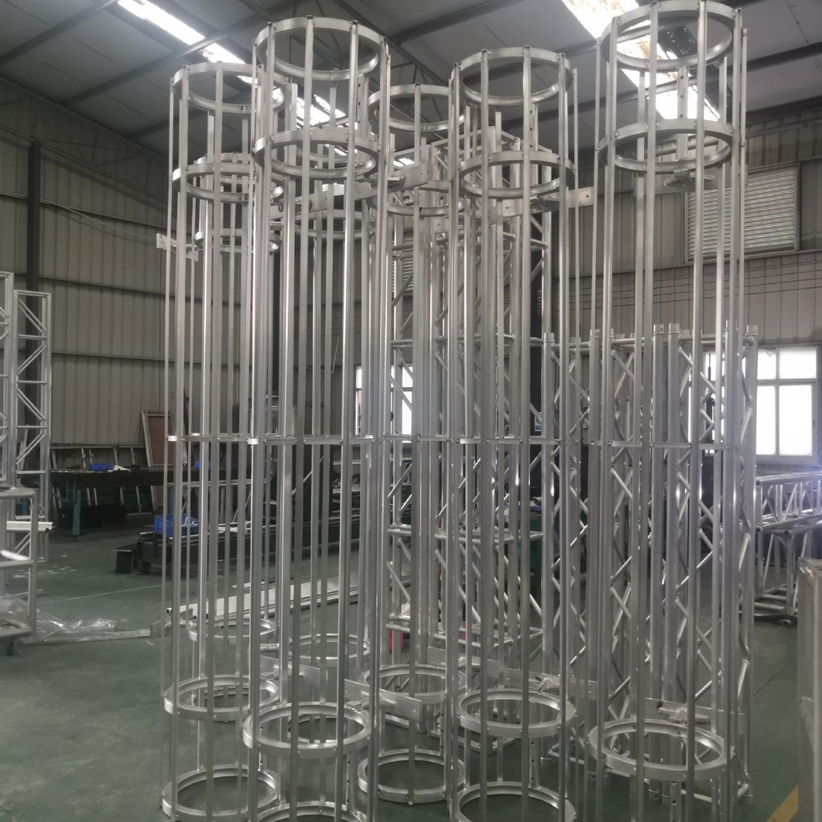 创笙直销custom款铝合金管材展台商演舞台厂家直销插销架欧美标准