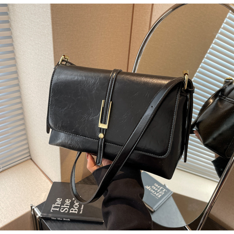 New High-End Retro Large Capacity Quality Shoulder Crossbody European And American Style Trendy Fashion Women's Bag_voghion.com