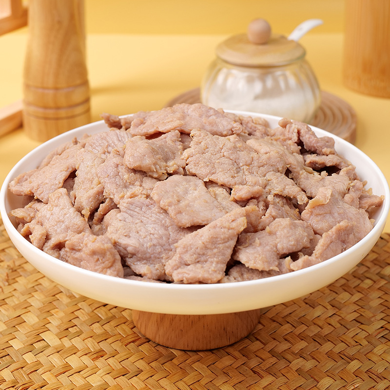 滑油猪肉片500g/包 免切免洗 新鲜猪肉半成品预制菜方便速食炒菜