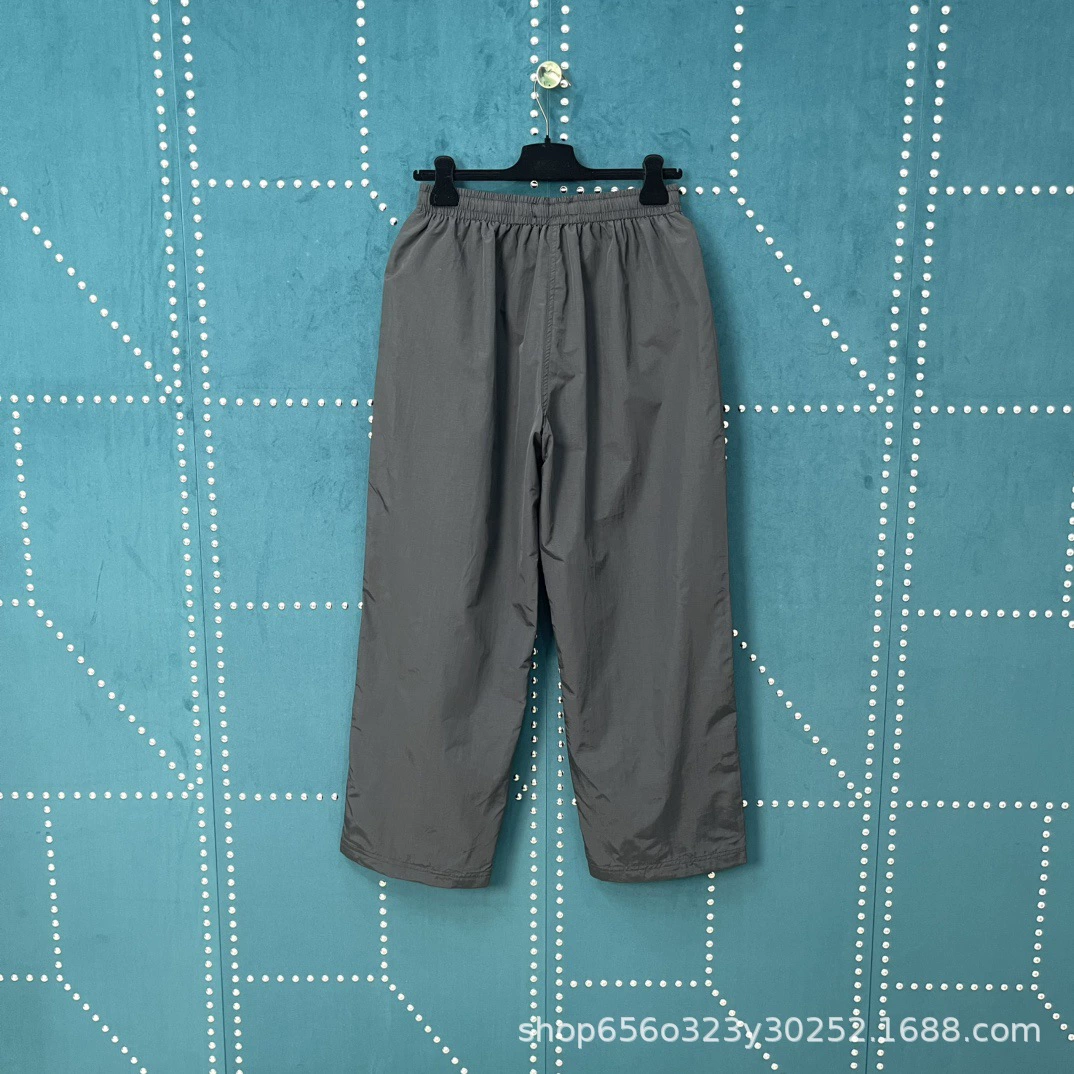 Спортивный костюм с буквами, комплект, куртка, штаны, с вышивкой, oversize