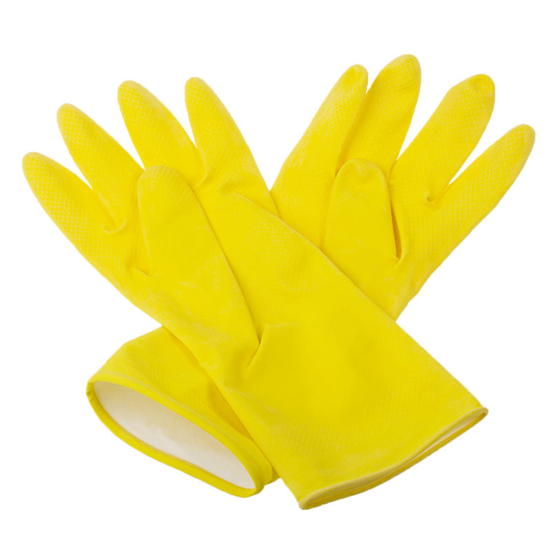 Lavavajillas guantes cocina de las mujeres del hogar de terciopelo spray de látex espesado lavandería impermeable antideslizante goma durable guantes de invierno