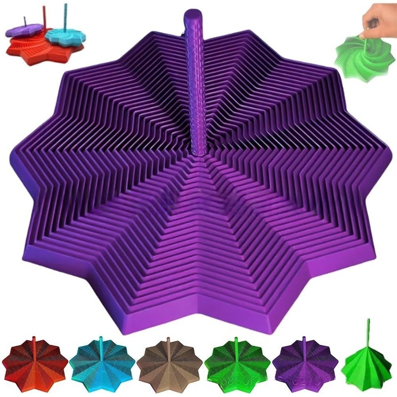 跨境Expanded Sensory Fidget Star扩展感官烦躁之星六边形带手柄|undefined