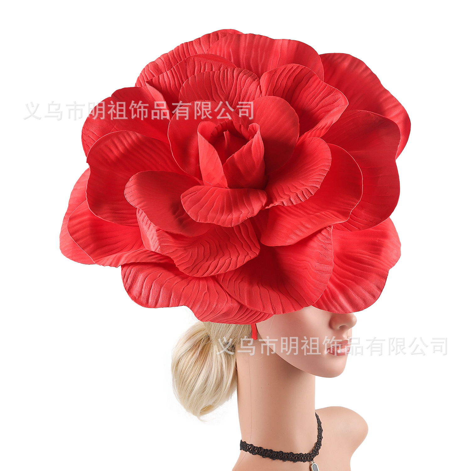 EVA夸张大花头饰 肯塔基德比赛马会发饰 新娘舞会发饰欧美跨境