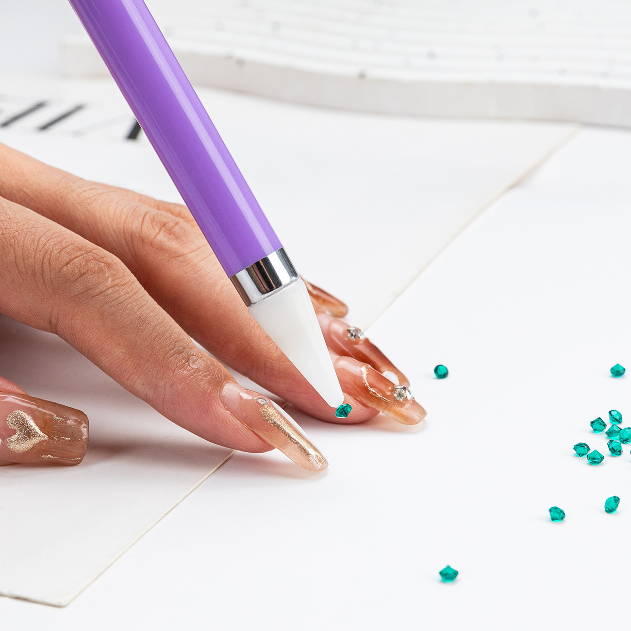 Herramientas de manicuras transfronterizas DIY puntual pun