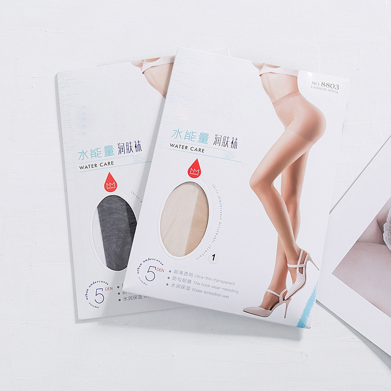 Meier silk emollient stockings women's summer ultra-thin 5D toe transparent water energy anti-hook sexy invisible pantyhose