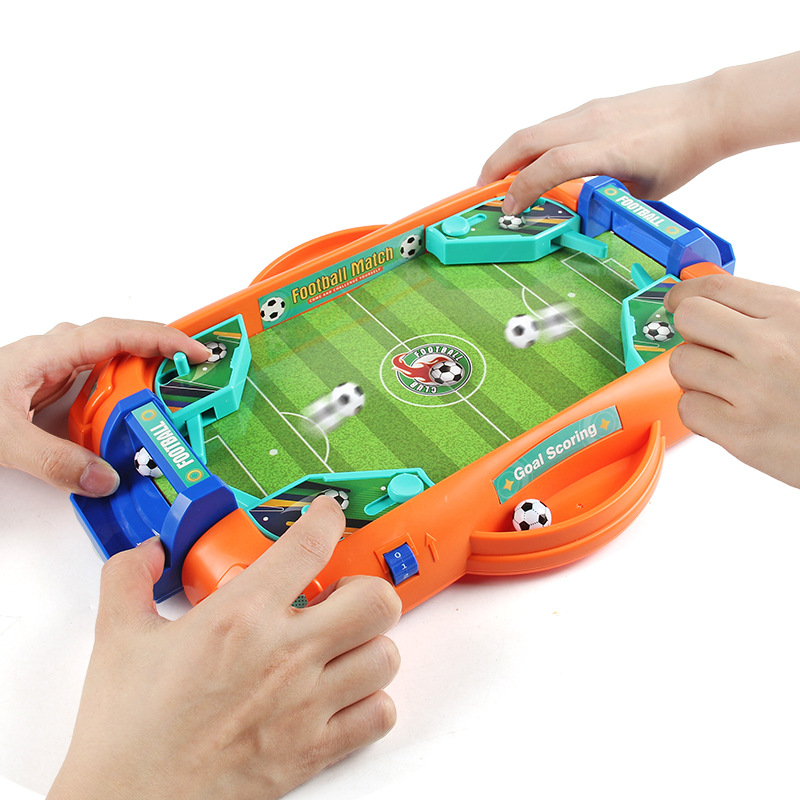 Futbol de mesa infantil transfronterizo de ocio dos jugadores contra la mesa indoor y exterior de hockey sobre hielo de punta de dedo catapulta juguetes de mesa de baloncesto