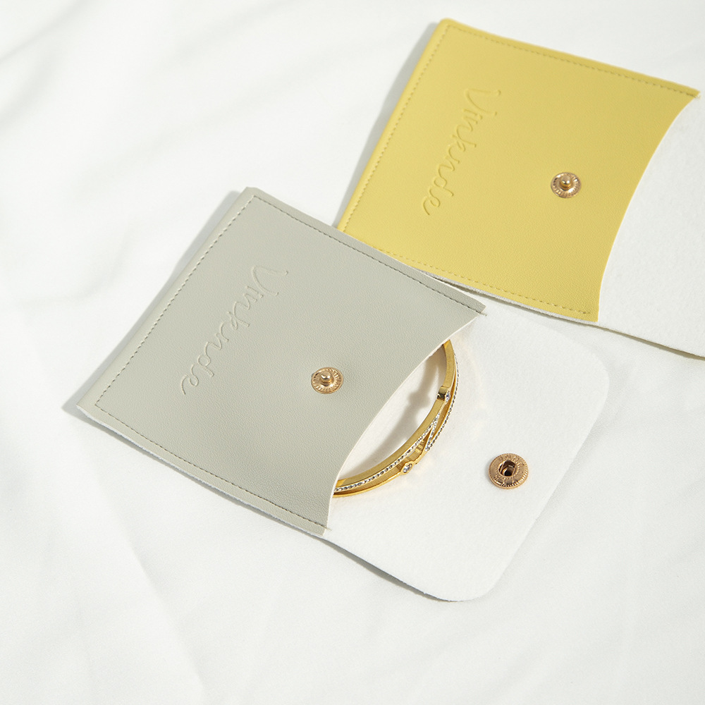 10g Weight Jewelry Packaging Bags Classification 1 Piece Quantity Daily Occasion Pu Leather Material Solid Color Pattern Simple Style Style 1 Piece Pu Leather Simple Style Daily Solid Color Jewelry Packaging Bags 14