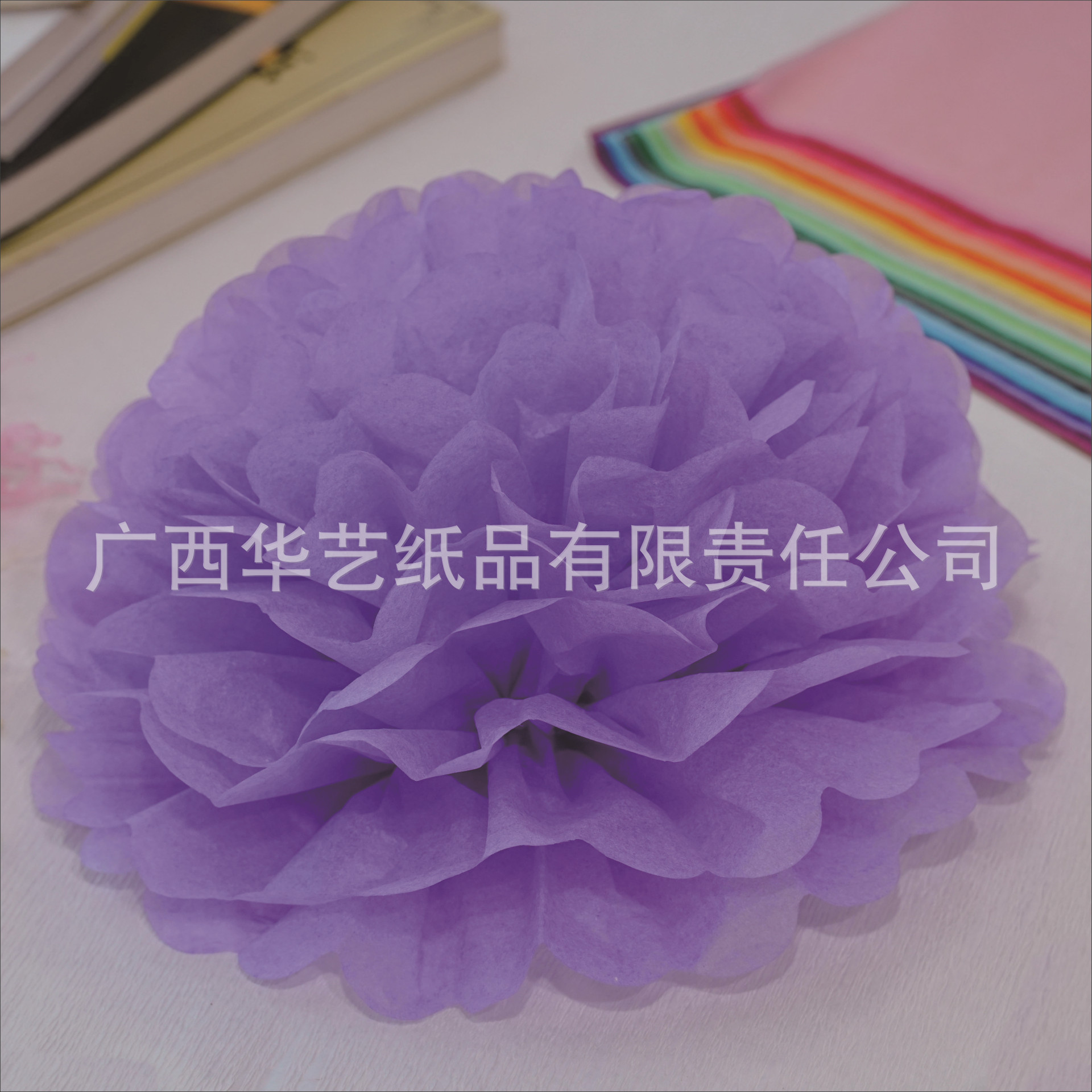 Bola de Flores de Papel Decorativo para Boda y Fiesta de Cumpleaños