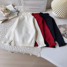 女童韩版针织衫冬季新款女宝宝洋气时尚休闲长袖针织毛衣