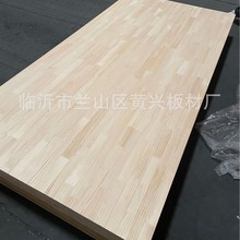 供应辐射松指接板双AA级实木板 CNC加工成型表面清漆儿童学习面板