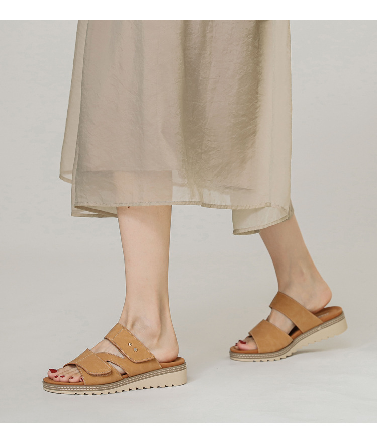 Fashion Bohemian Outdoor Sandals New Summer Lightweight Casual Simple Wedge Shoes_vogvips.com