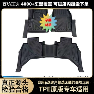 Eco-Friendly Tpe Car Floor Mats Specifically for the New Isuzu D-Max, Full Coverage, Available in Bulk