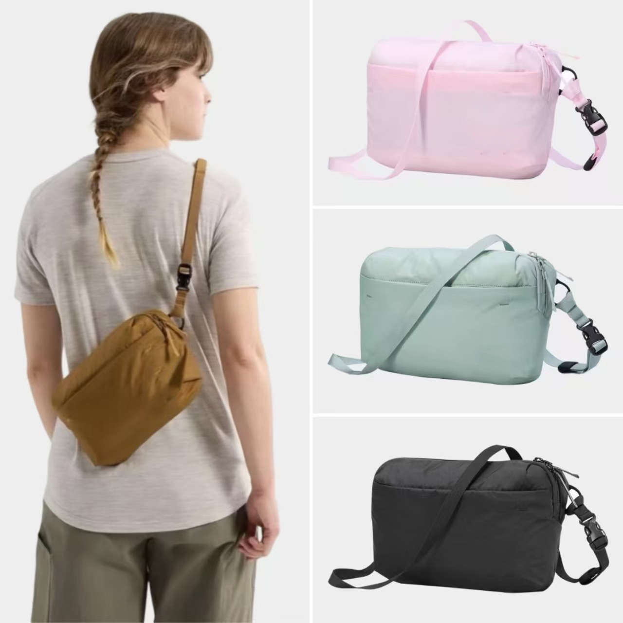 Waist Bag 2026 Embroidered Bird 6L Unisex Couple's Sports Casual Single-Shoulder Underarm Crossbody Bag for Storage and Versatile Use