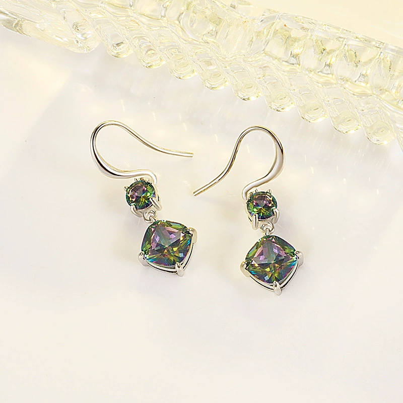 Zirconium, earrings, Amazon, European style, wholesale