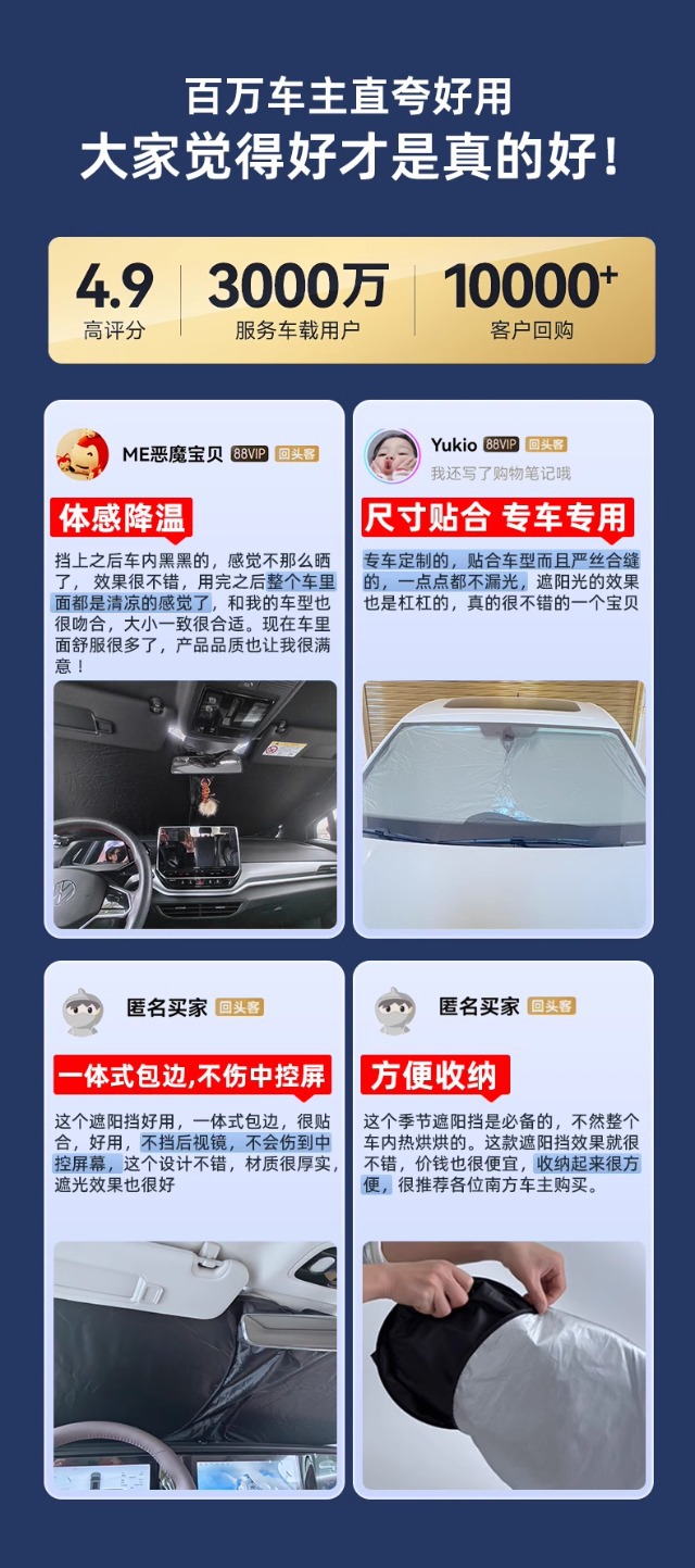 Titanium Silver Sunshade