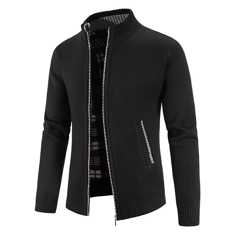 Herren Strickjacke Oversized Plüschjacke Für Herbst Und Winter_voghion.com