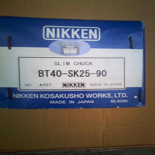 日研细杆刀柄/BT40-SK25-90