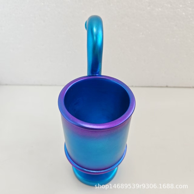 ペンホルダーオートバイの排気管スタイリング青紫グラデーションエレガントなパーソナライズされたオートバイ愛好家ホリデーギフト|undefined
