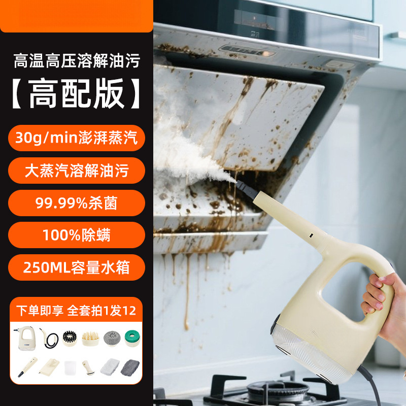 家用高温蒸汽洁机手持多功能高压消毒厨房空调家电洁