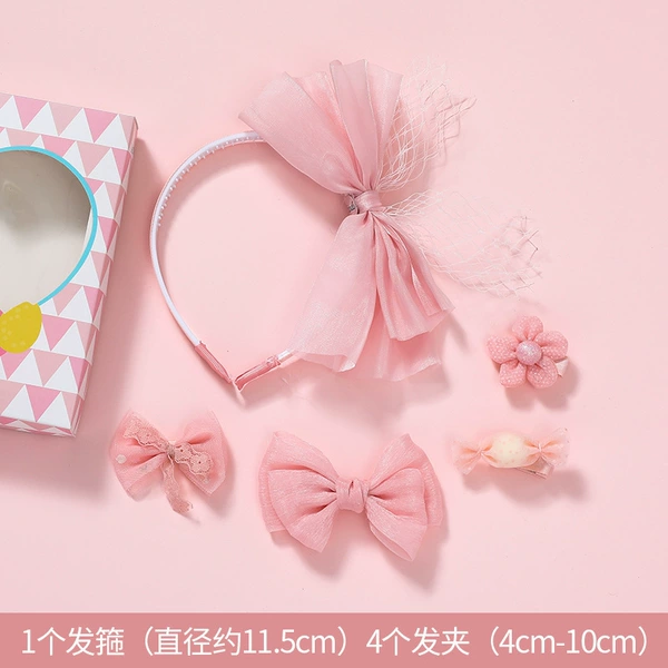 Hairgrip with bow, headband, set