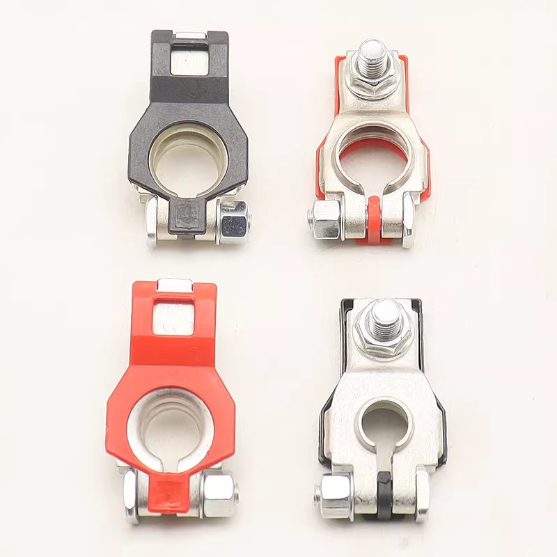 Car Battery Terminal Japanese-Style Pure Copper Alloy Terminal Battery Connector Clip 12V 24V Battery Terminal Connector