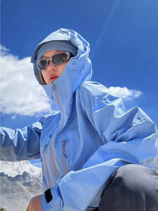 太阳石冲锋衣MONTXPRO户外单层热封冲锋衣三层压胶防风防水滑雪服|undefined