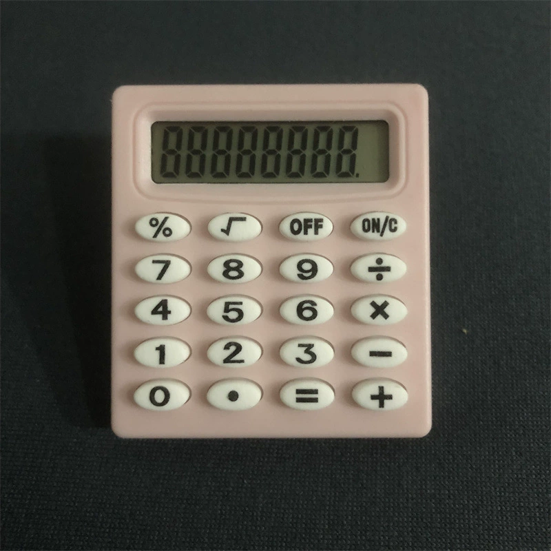 Карманный мини-калькулятор «Small Quartet Pocket Cartoon Mini Calculator Pocket Treasure Block Battery Calculator Candy Portable Computer»