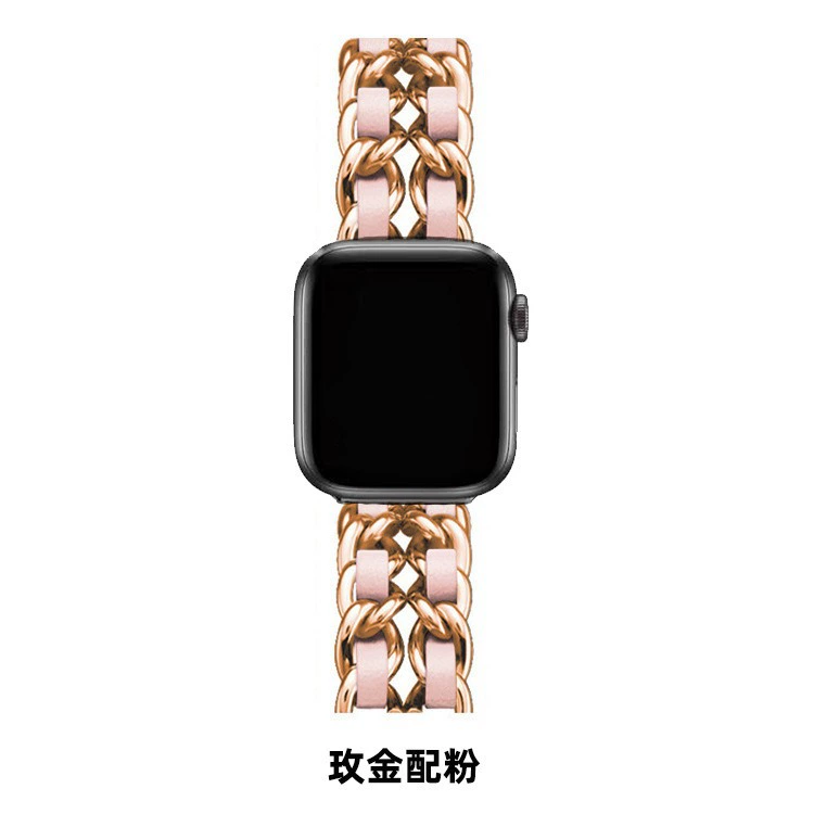 Apple, модные часы, ремешок из металла, цепочка, стиль Chanel