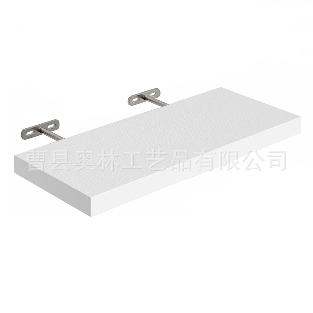 Estante de pared de madera de estilo rústico Estante de almacenamiento de partición flotante montado en la pared Estante de almacenamiento y acabado Floating Shelves