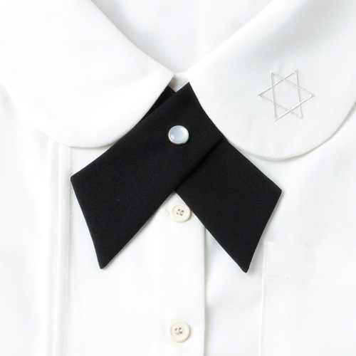 Student JK uniform bow tie flower Korean style British men's and women's business attire bow tie for girls cross bow tie