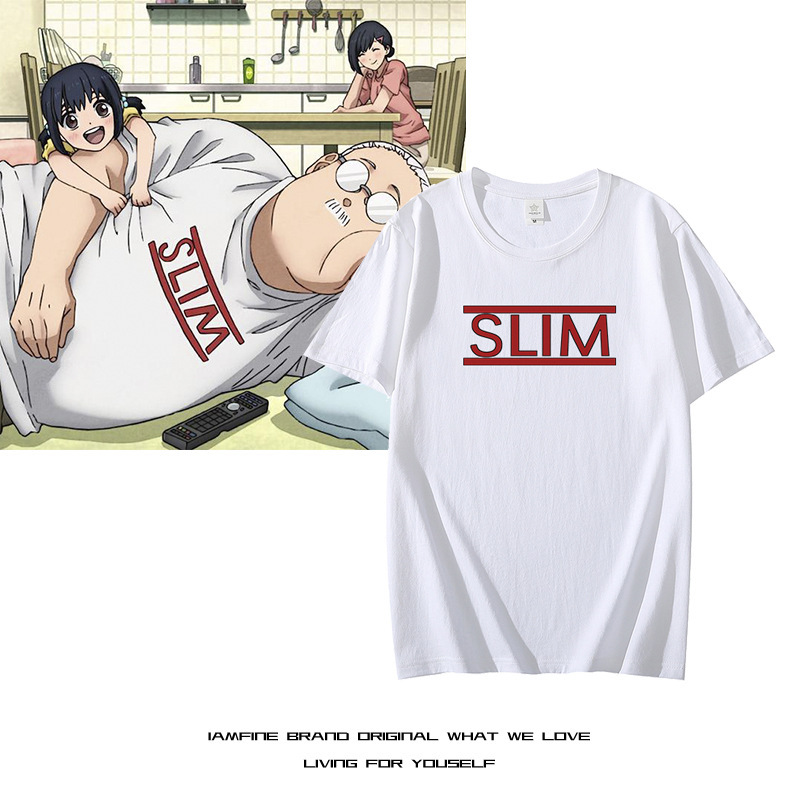 Sakamoto Daily Days Killer Sakamoto Taro Same Style Short-Sleeved T-Shirt Anime Peripheral Two-Dimensional Cos Clothes for Men and Women