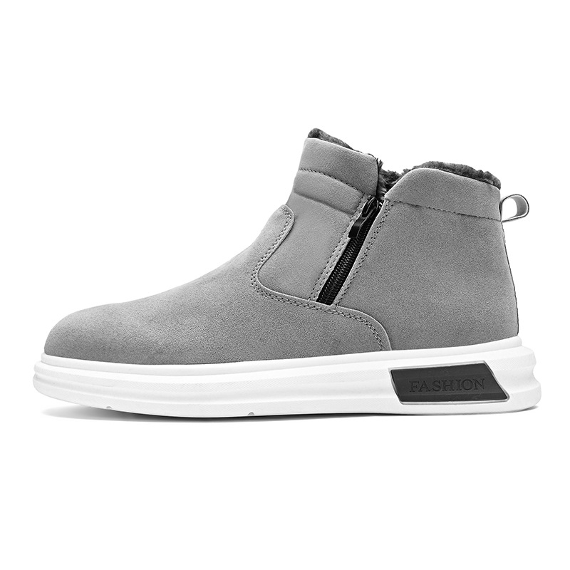 Botas de nieve de hombre 2024 invierno nuevo noreste -40 grados antifrío zapatos de hombre más terciopelo grueso calentamiento zapatos de algodón de alto nivel