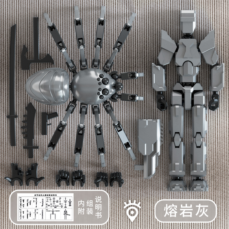 Juguete de modelo multiarticulable multi-mórfico transfronterizo ángel articulado humano descomprimido robot de quinta generación