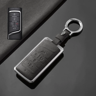 Car key bag, Master gs3 Male gs8 New - trumpchi-a-horn-tarnish-aluminum-alloy-cement-ash-suede-upgrade-ring-buckle