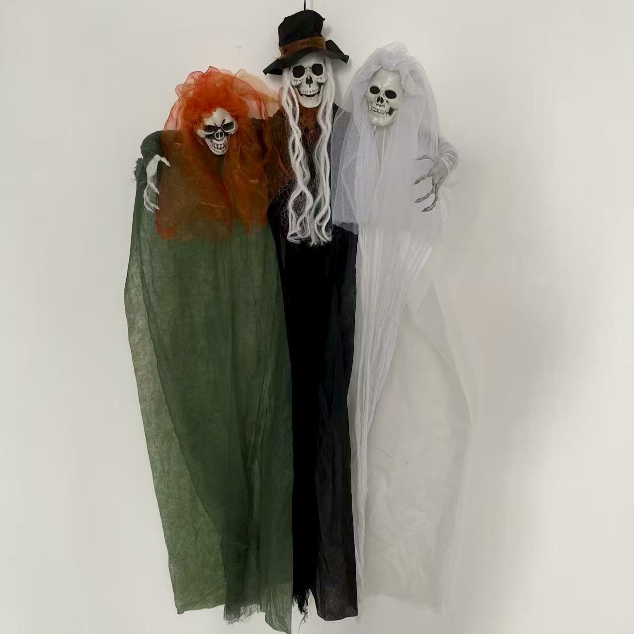 Adorno de Esqueleto Colgante para Casa Embrujada y Halloween