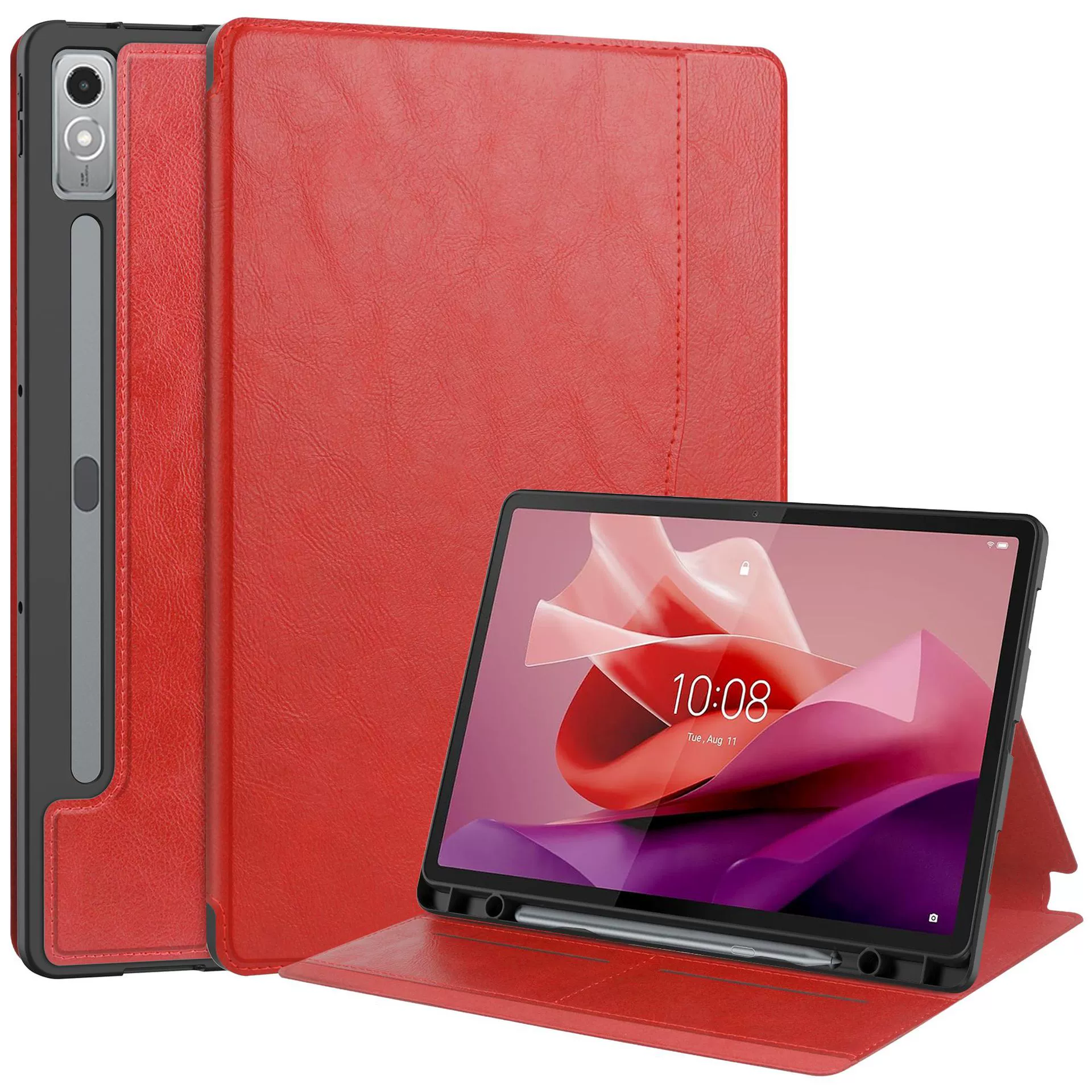 Новая модель совместима с Lenovo LenovoP12 бизнес-планшет защитный чехол с держателем для пера против падения мягкая оболочка Samsung TABS9FE