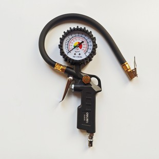 Deli tire pressure gauge DL8530 air pressure strap inflatable car tire pressure monitor tire pressure gauge inflatable air gun