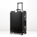 Black - Vintage Aluminum-Magnesium Alloy Suitcase