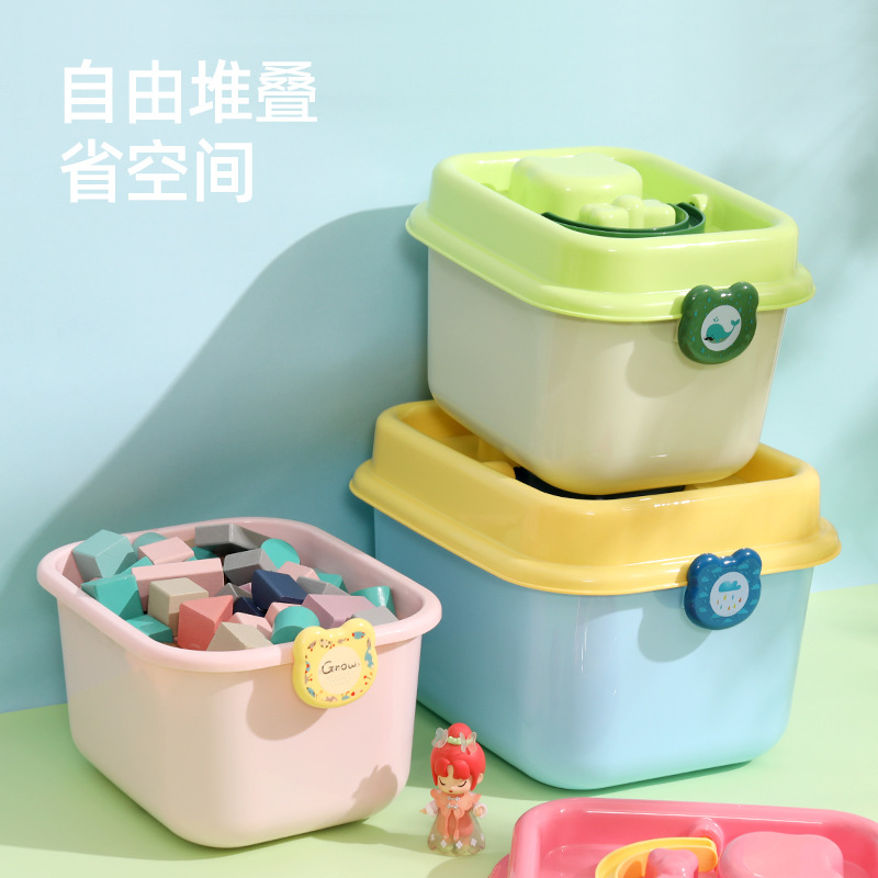 Portable Children's Toy Storage Box Household Quilt Clothing Storage Box Car Sundry Book Storage Box Wholesale